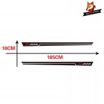 Car Vinyl Sticker Decals Racing Sport Auto Stickers Car Side Stripes Side Skirts Graphics For Ford S-MAX